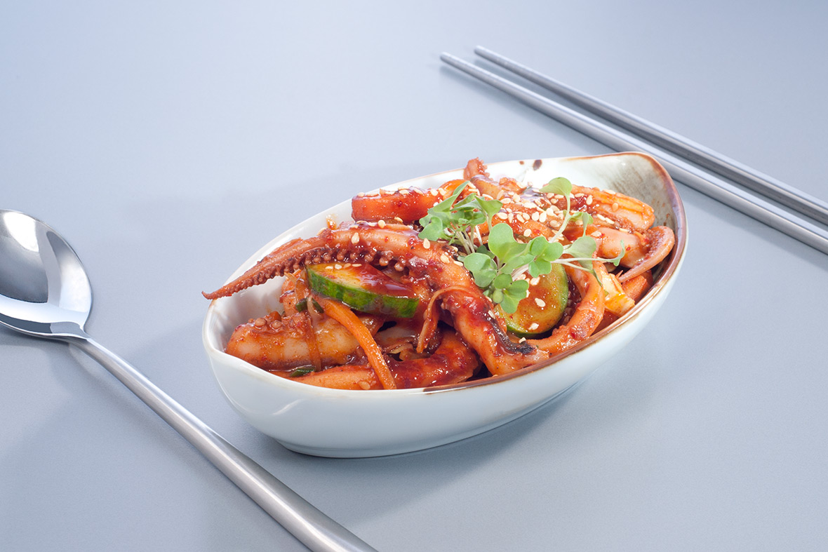Gebratener Tintenfisch