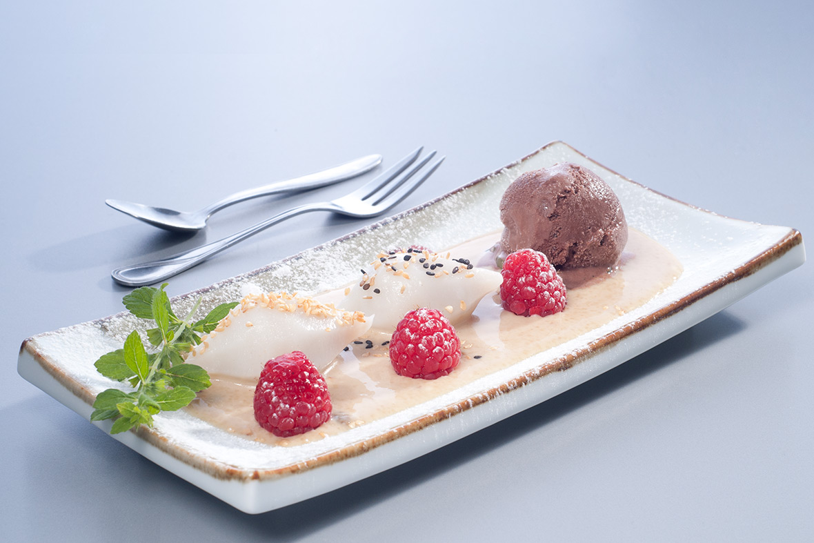 Dampfgegarte Reiskuchen