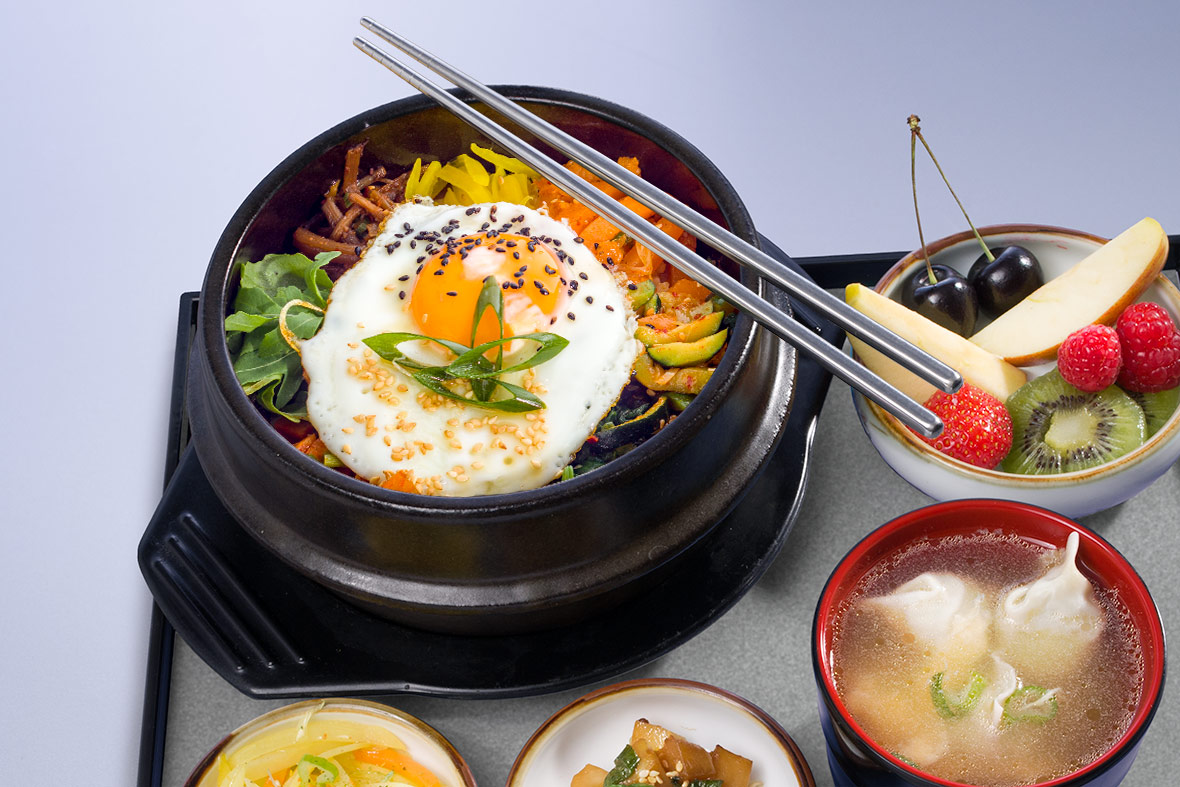 Okims vegetarisches Bibimbap