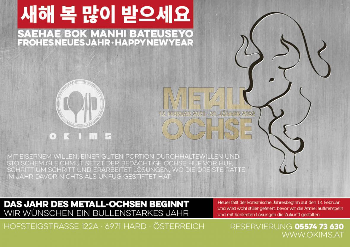 Das Jahr des Metall-Ochsen