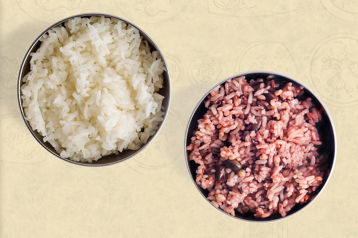 An extra serving of rice, peeled or natural?