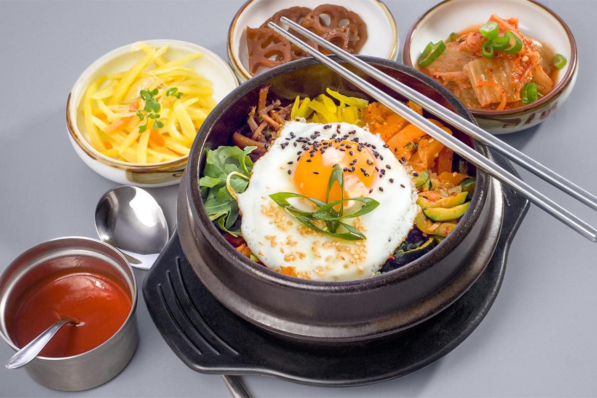 Okims Bibimbap Vegetarisch