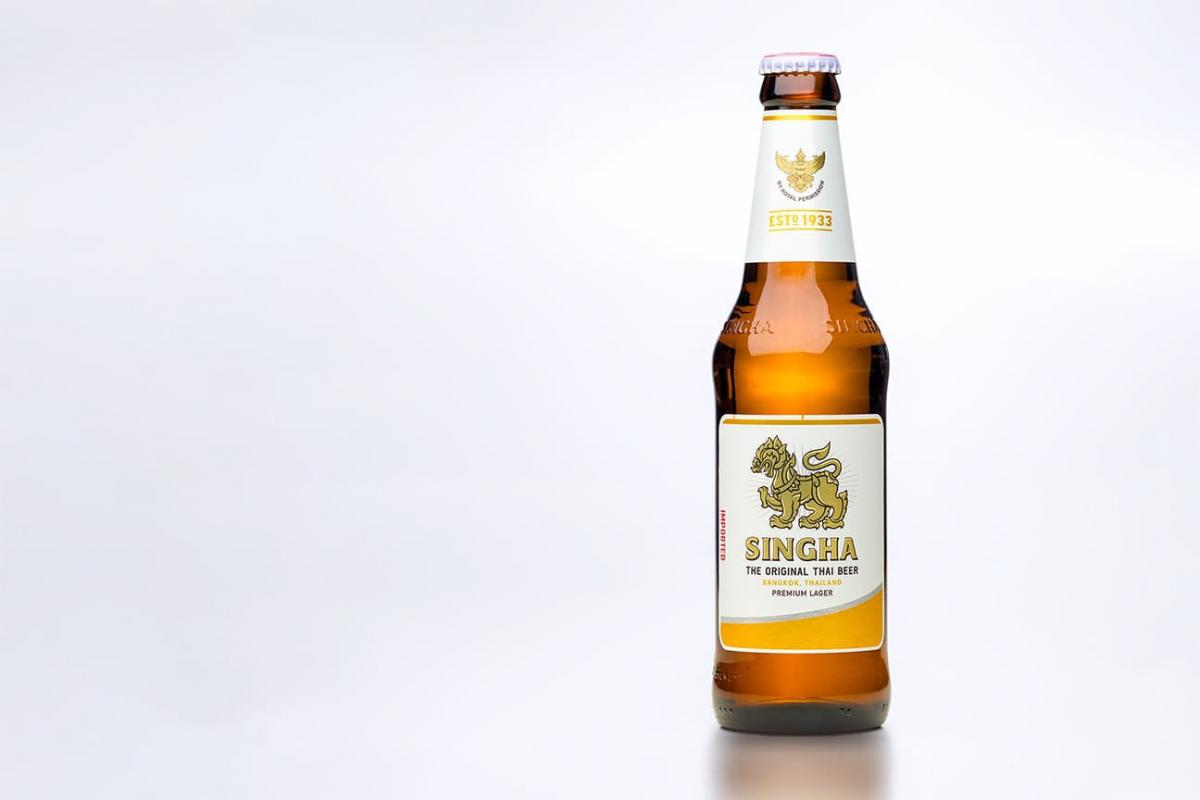 Thailändisches Singha Bier