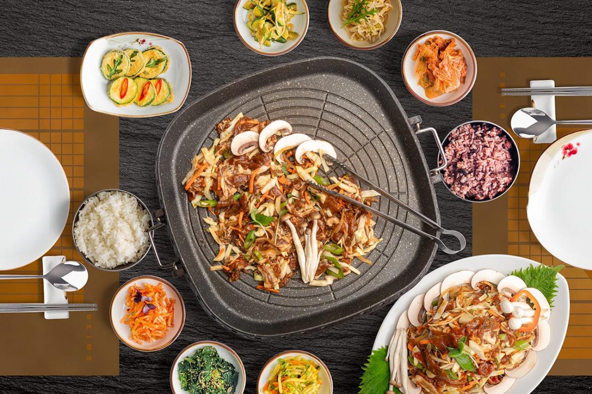 Feines Schweinefleisch in Kalbi-Sauce
