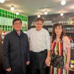 His Excellency, Sangwook Ham, mit Gernot Müller und Kim Sung Suk im Okims